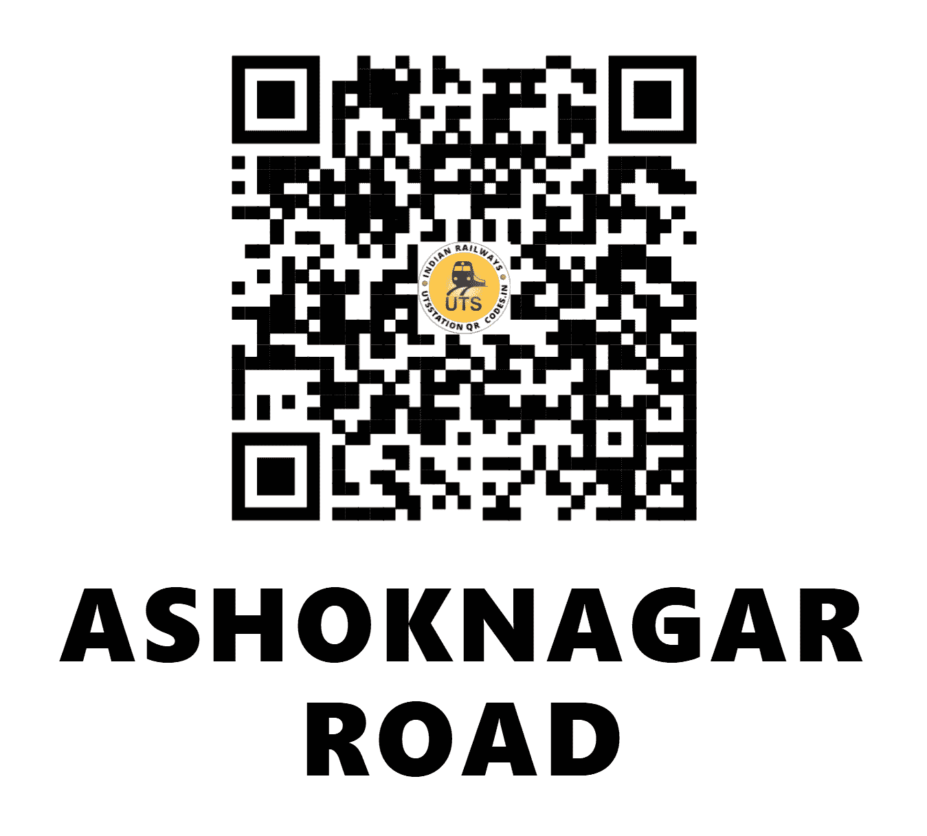 UTS QR Code for ASHOKNAGAR ROAD - ASKR - ER (WEST BENGAL)